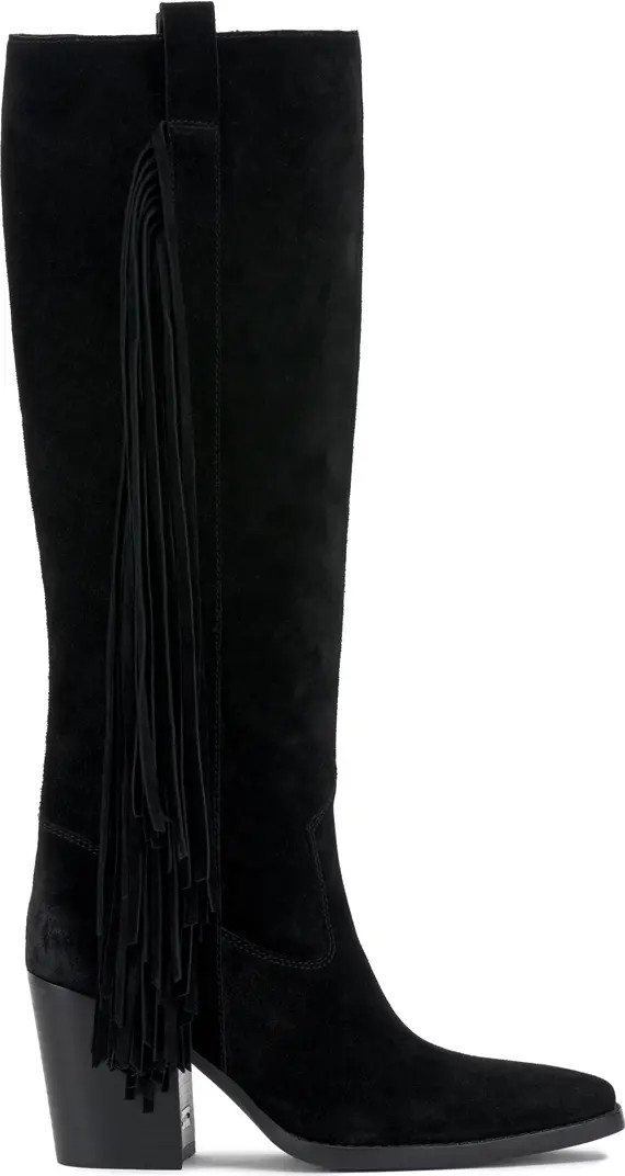 Vince Camuto Pelia Fringe Knee High Boot (Women) | Nordstromrack | Nordstrom Rack