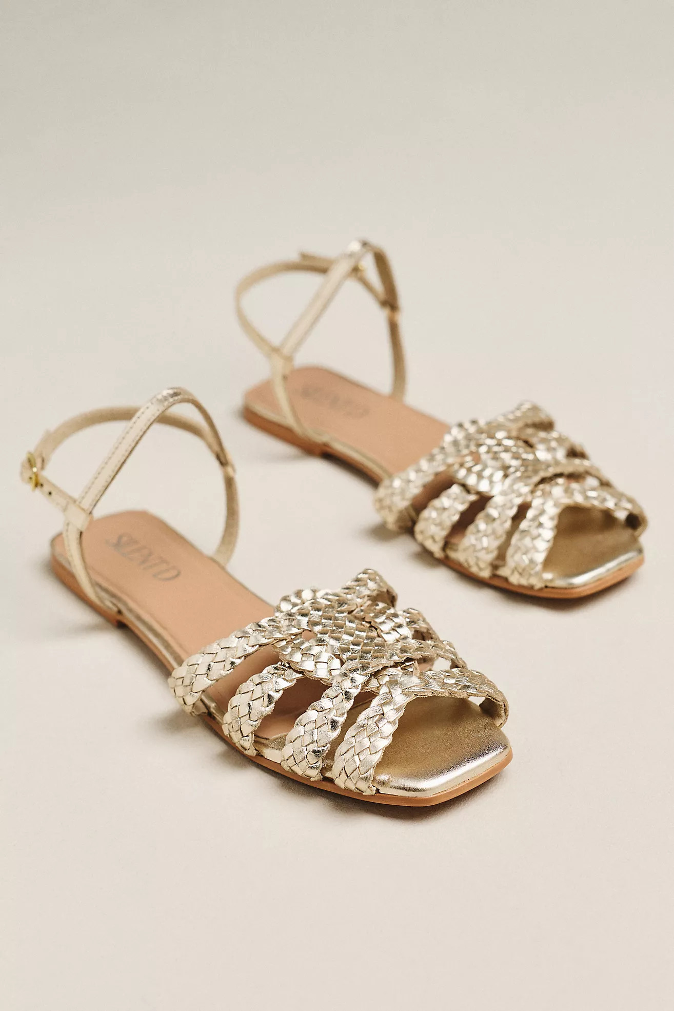 Silent D Dessma Woven Ankle-Strap Sandals | Anthropologie (US)