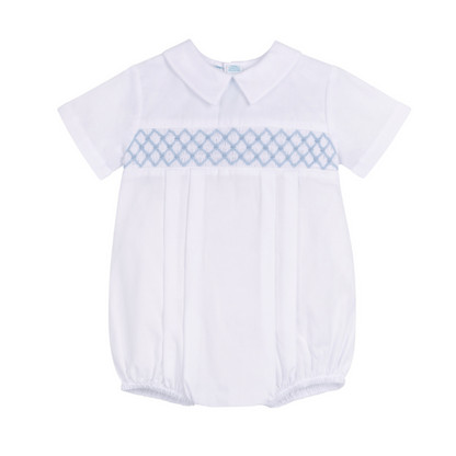 Boys Signature Smocked Romper | Feltman Brothers