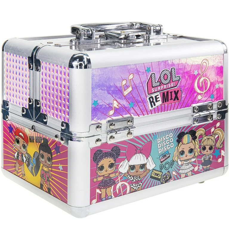 L.O.L Surprise! Townley Girl Train Case Cosmetic Makeup Set, Pretend Play Toy and Gift for Girls,... | Walmart (US)
