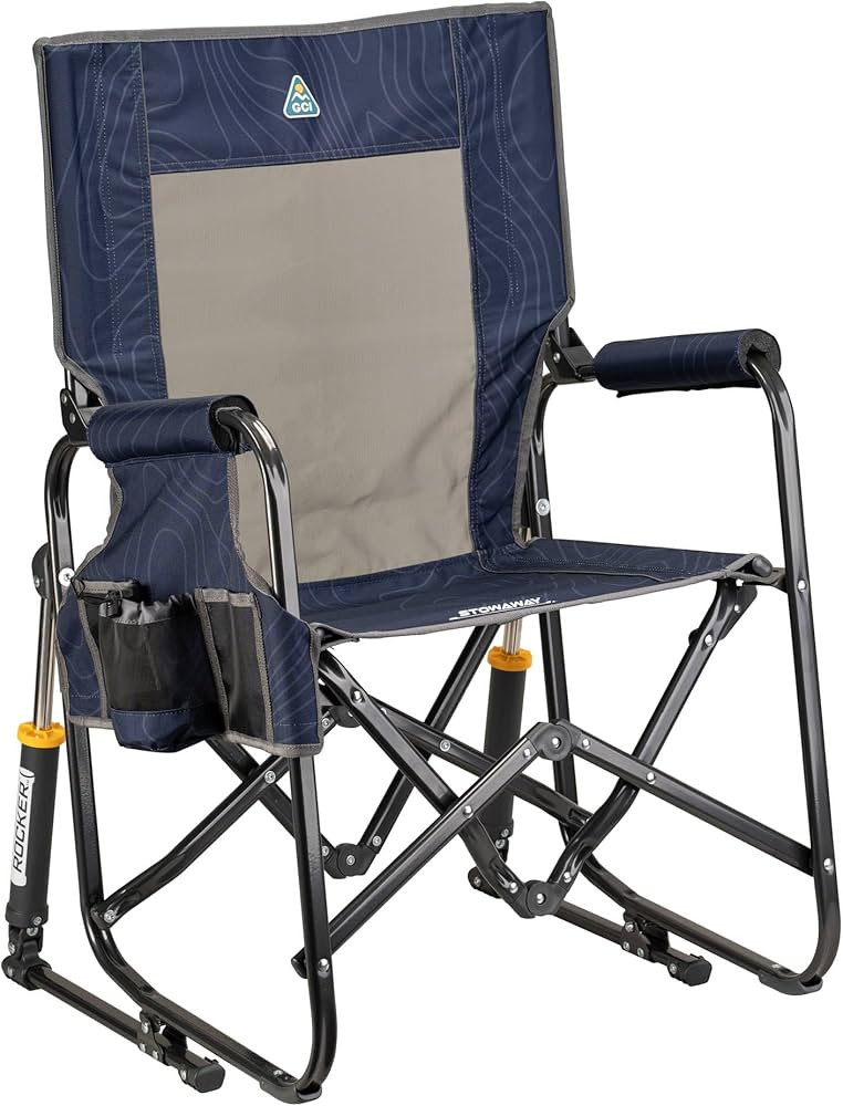 GCI Outdoor Stowaway Rocker - Navy Topo | Amazon (US)
