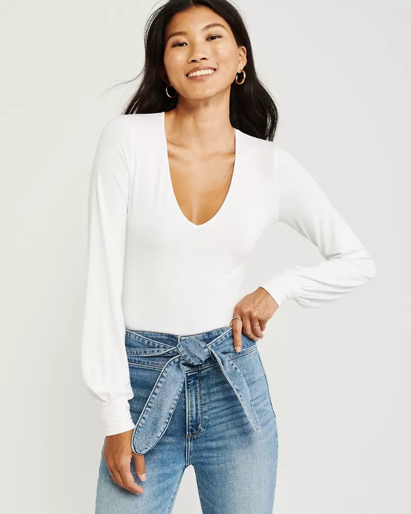 Long-Sleeve Bodysuit | Abercrombie & Fitch US & UK