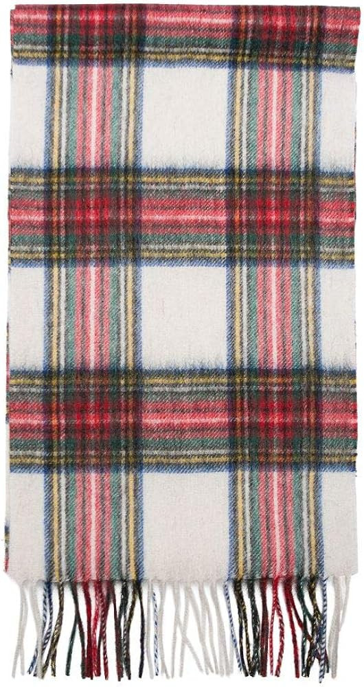 Glenmore Unisex Tartan Scarf 100% Lambswool - Novelty Fashion Shawl - Warm Winter Neckwear | Amazon (US)