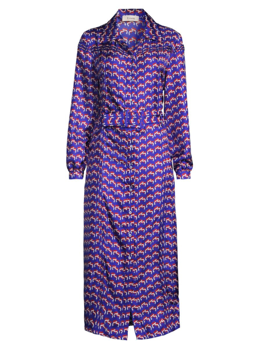 Alina Heart Silk Shirtdress | Saks Fifth Avenue