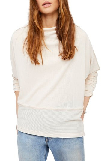 Women's Free People Londontown Thermal Top, Size X-Large - Beige | Nordstrom