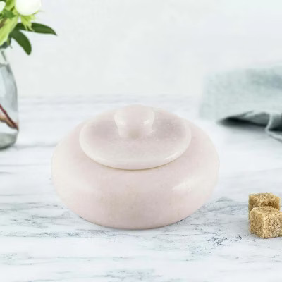 Inox Artisans Salero Marble Salt Cellar with Lid | Target