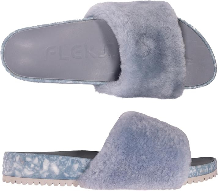 Fleks San Ysidro Women's Shearling Slides, Platform Sandals with Arch Support, Comfort Footwear, ... | Amazon (US)