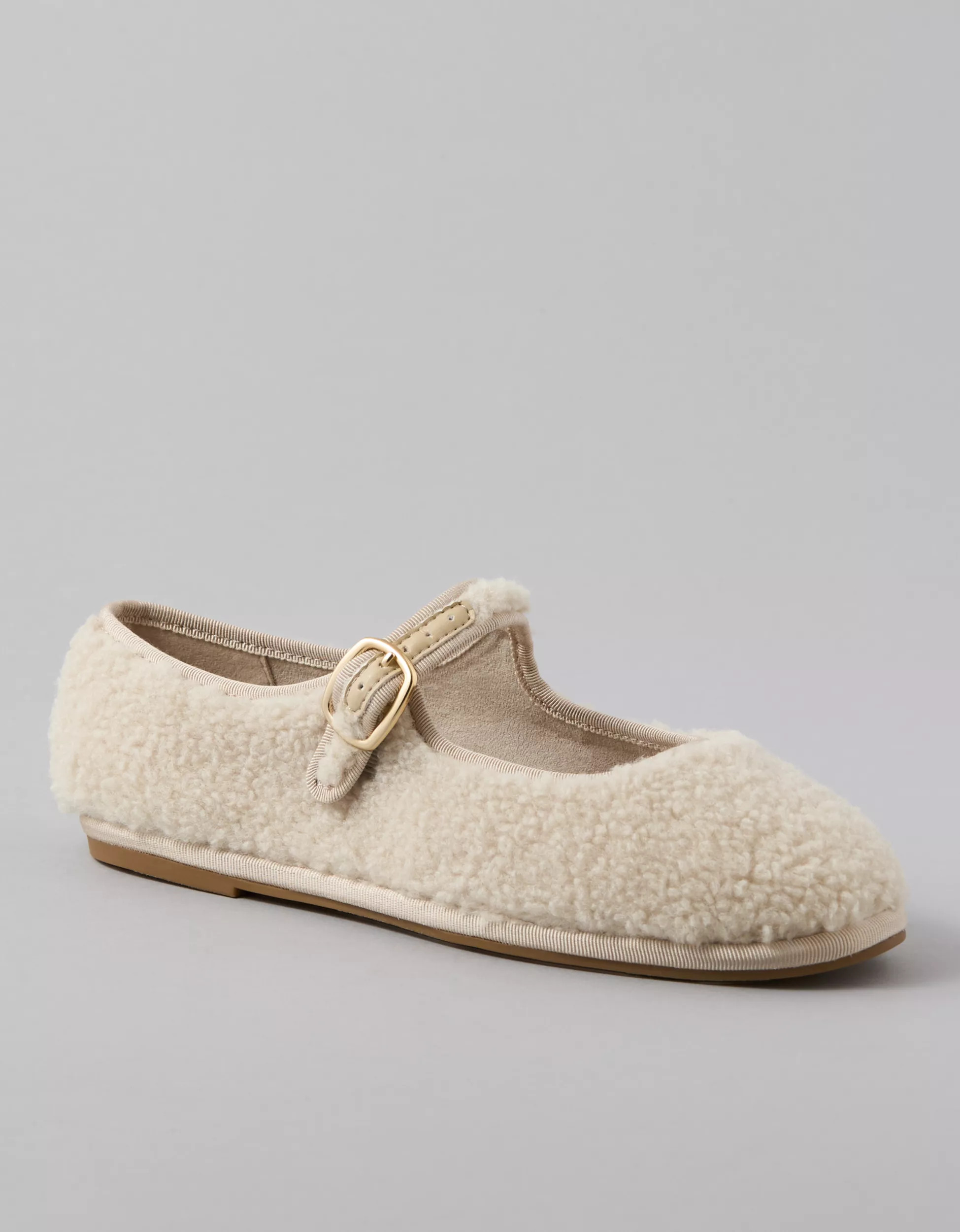 AE Cozy Mary Jane Flat | American Eagle Outfitters (US & CA)