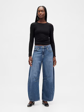 High Rise Horseshoe Jeans | Gap (US)