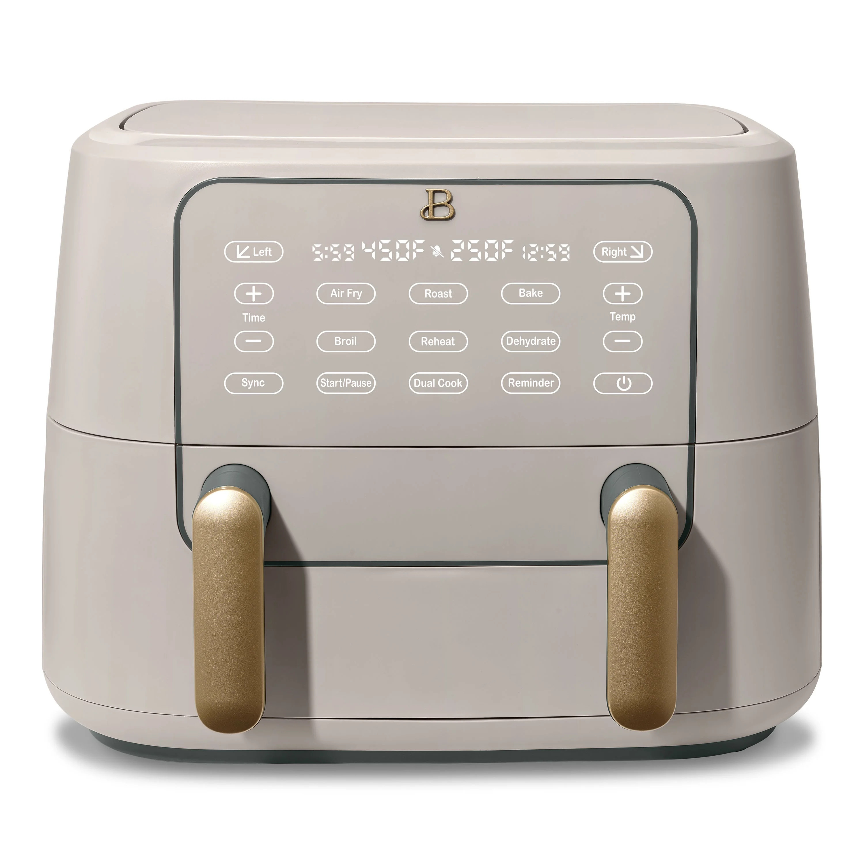 Beautiful 9 Qt TriZone Air Fryer, Porcini Taupe by Drew Barrymore | Walmart (US)