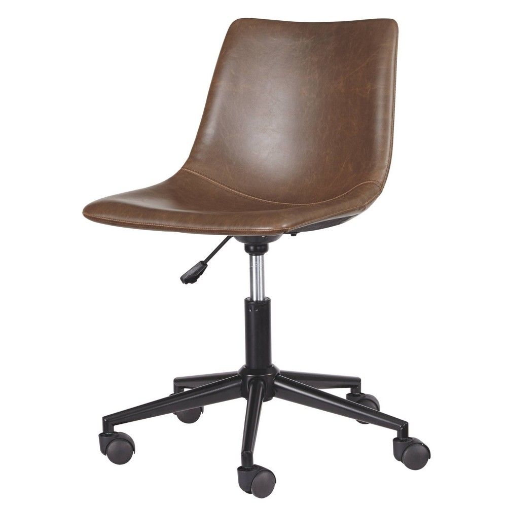 Program Home Office Swivel Desk Chair Brown - Signature Design by Ashley | Target