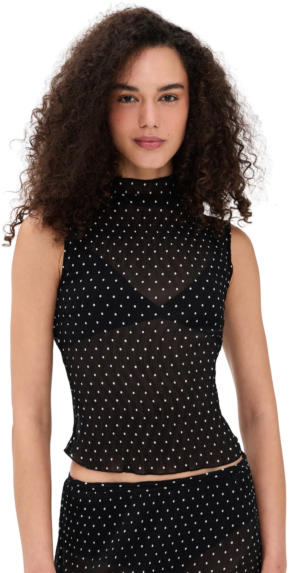 Lioness Ford Top Onyx Polka XXXL | Shopbop