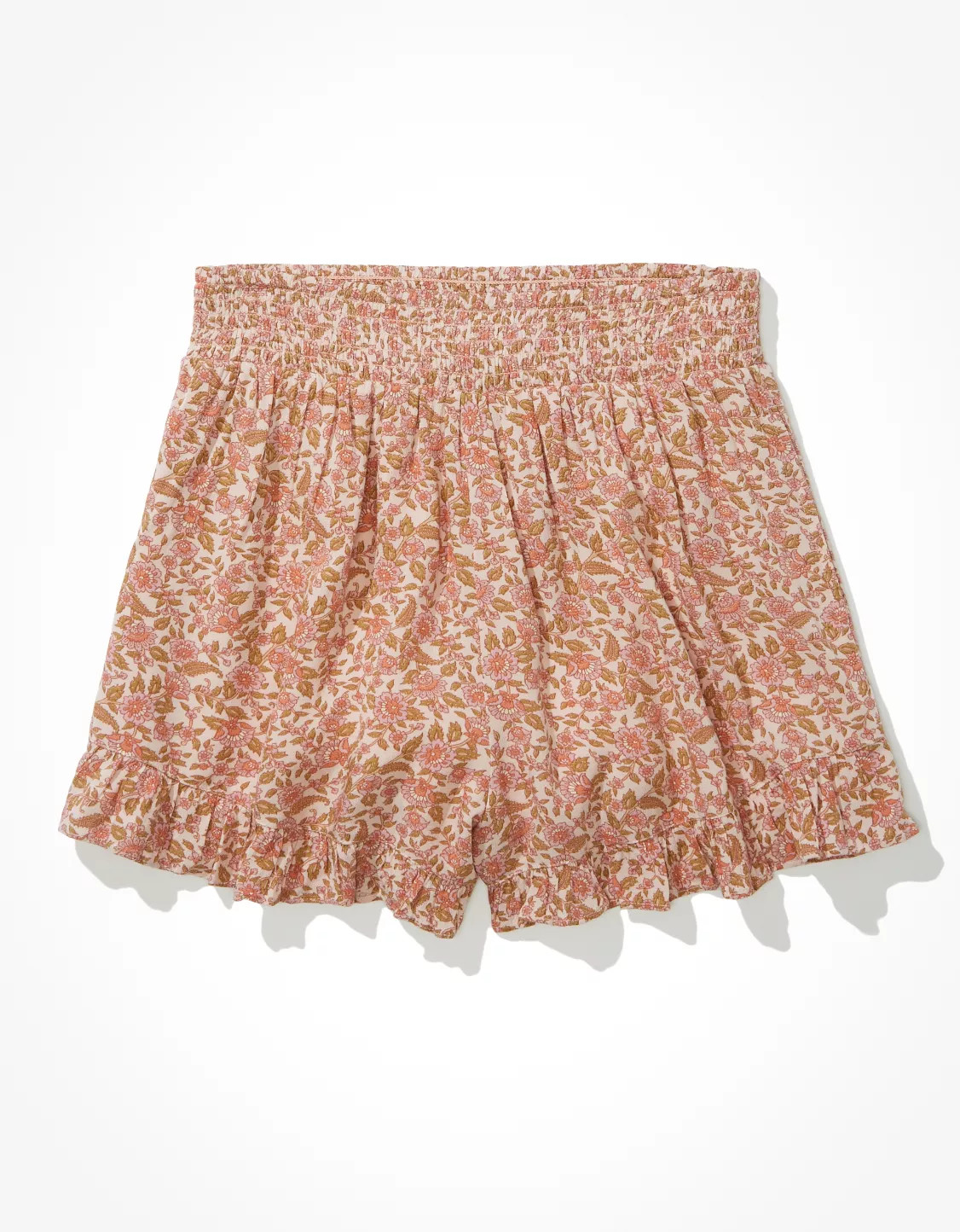 AE Floral Ruffle Runner Short | American Eagle Outfitters (US & CA)