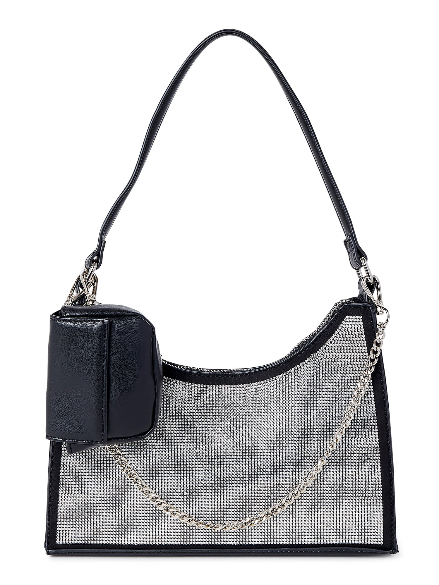 Madden NYC Women's Rhinestone Shoulder Bag with Pouch | Walmart (US)