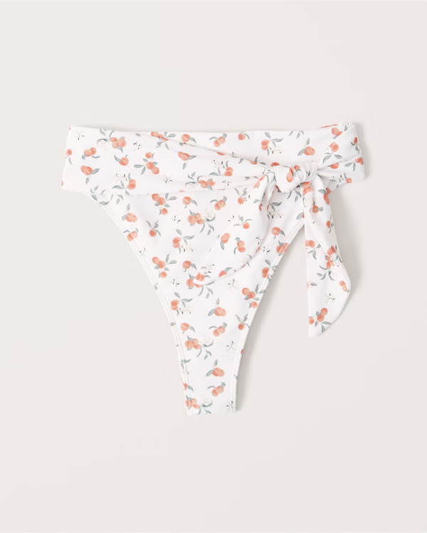 High-Waist Cheeky Bikini Bottom | Abercrombie & Fitch (US)