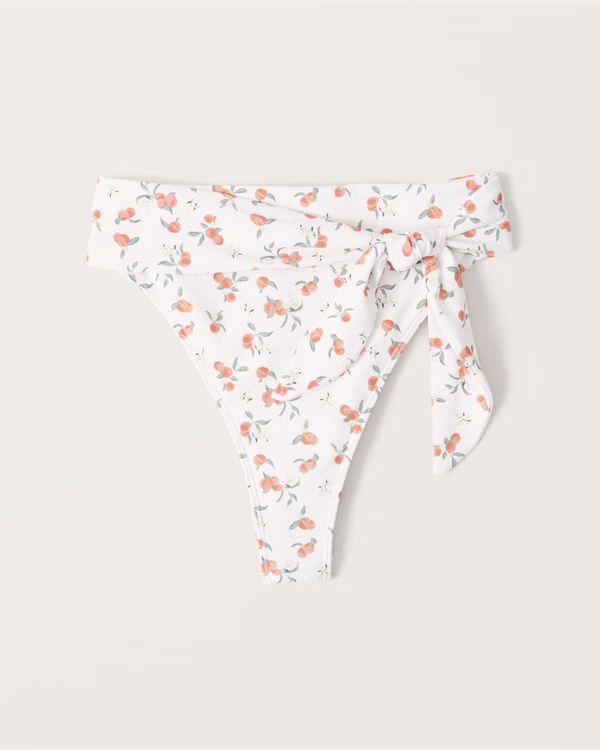 High-Waist Cheeky Bikini Bottom | Abercrombie & Fitch (US)