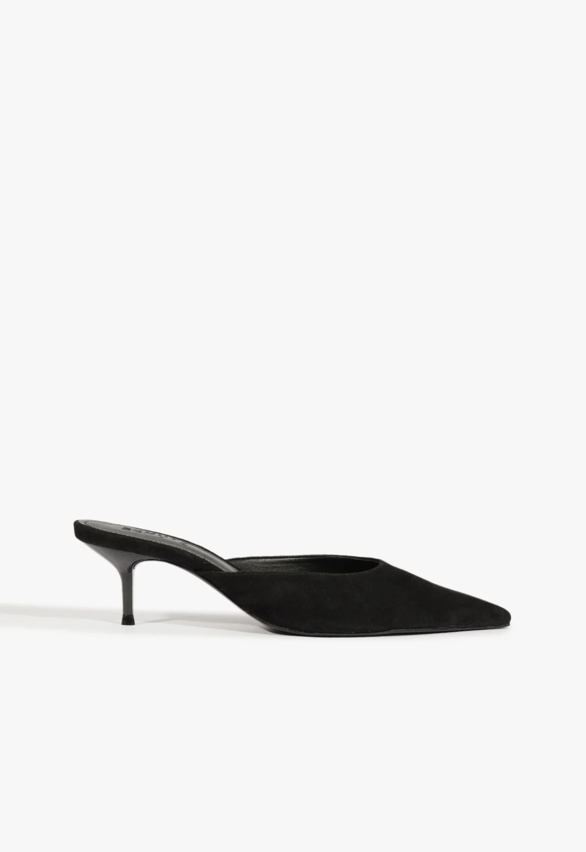 Julie Stiletto Pump in Black Suede - SCHUTZ | Schutz (US)
