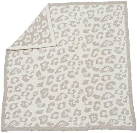 Barefoot Dreams Cozychic Barefoot in the Wild Baby Blanket - Stone / Cream | Amazon (US)