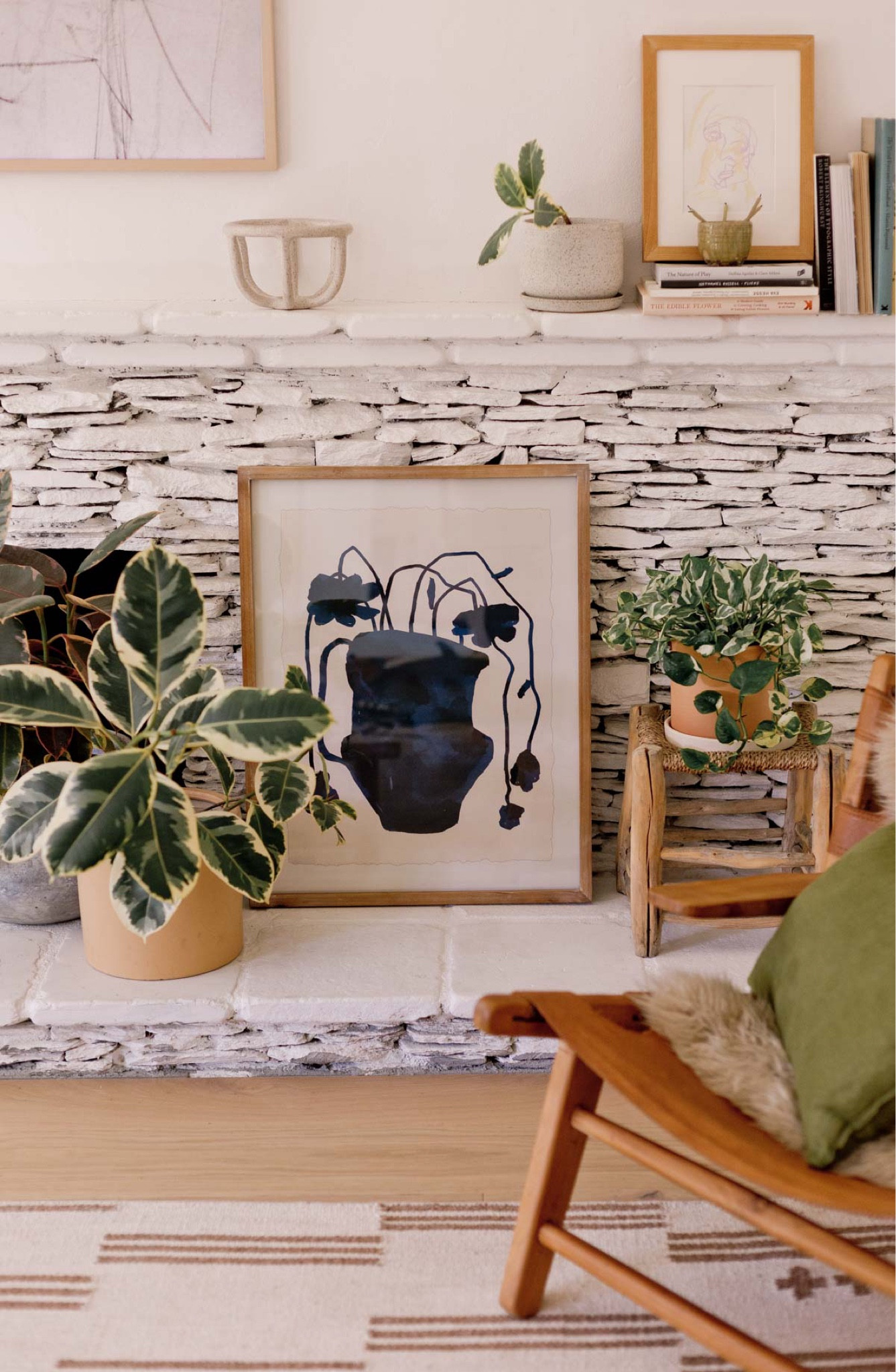 Living room vibes with some new artwork - organic modern home decor - boho - minimal home - planter

#LTKhome #LTKSeasonal #LTKfindsunder100