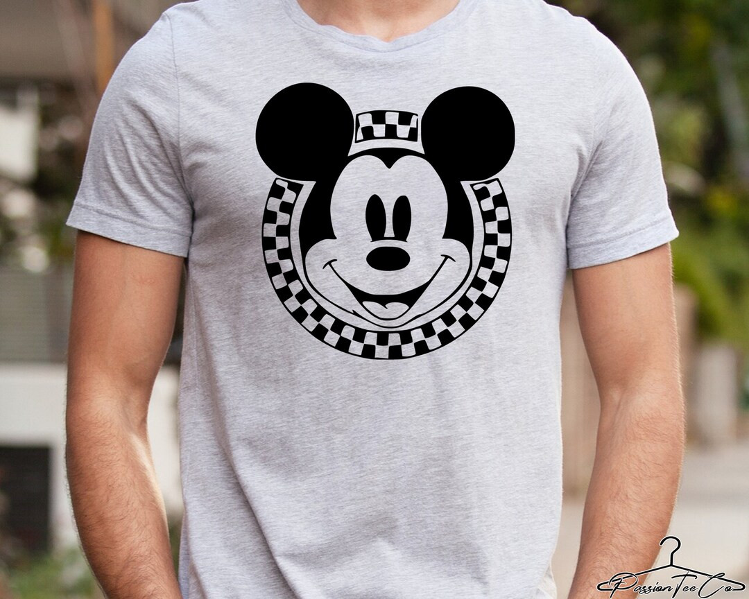 Mickey Mouse Checkered Shirt, Disney Shirt for Men, Retro Disney Shirt for Women, Family Tees, Di... | Etsy (US)