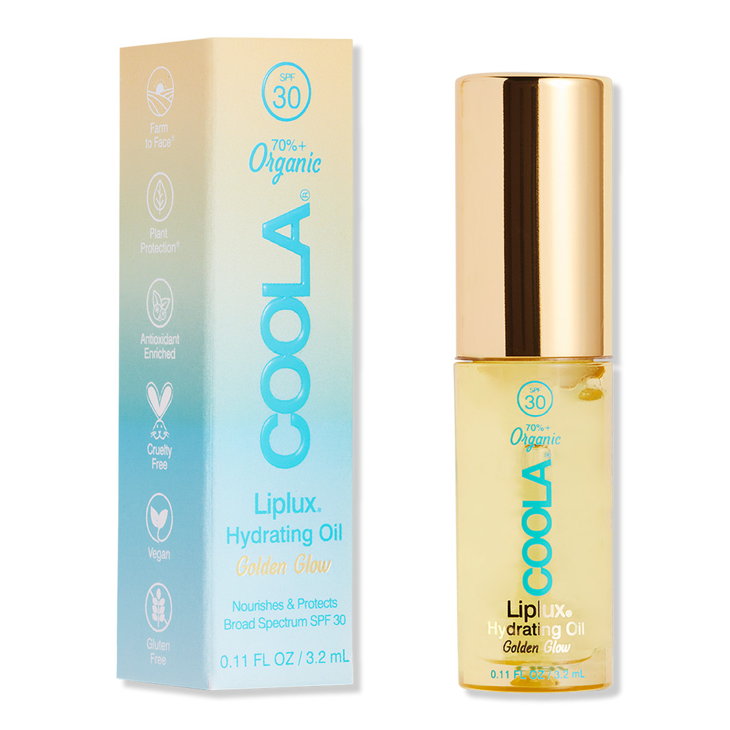 Liplix Hydrating Lip Oil Golden Glow SPF 30 | Ulta