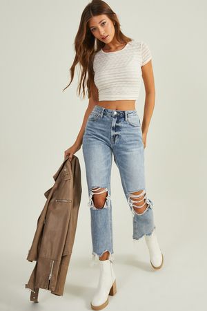 Margo Distressed Jeans | Altar'd State