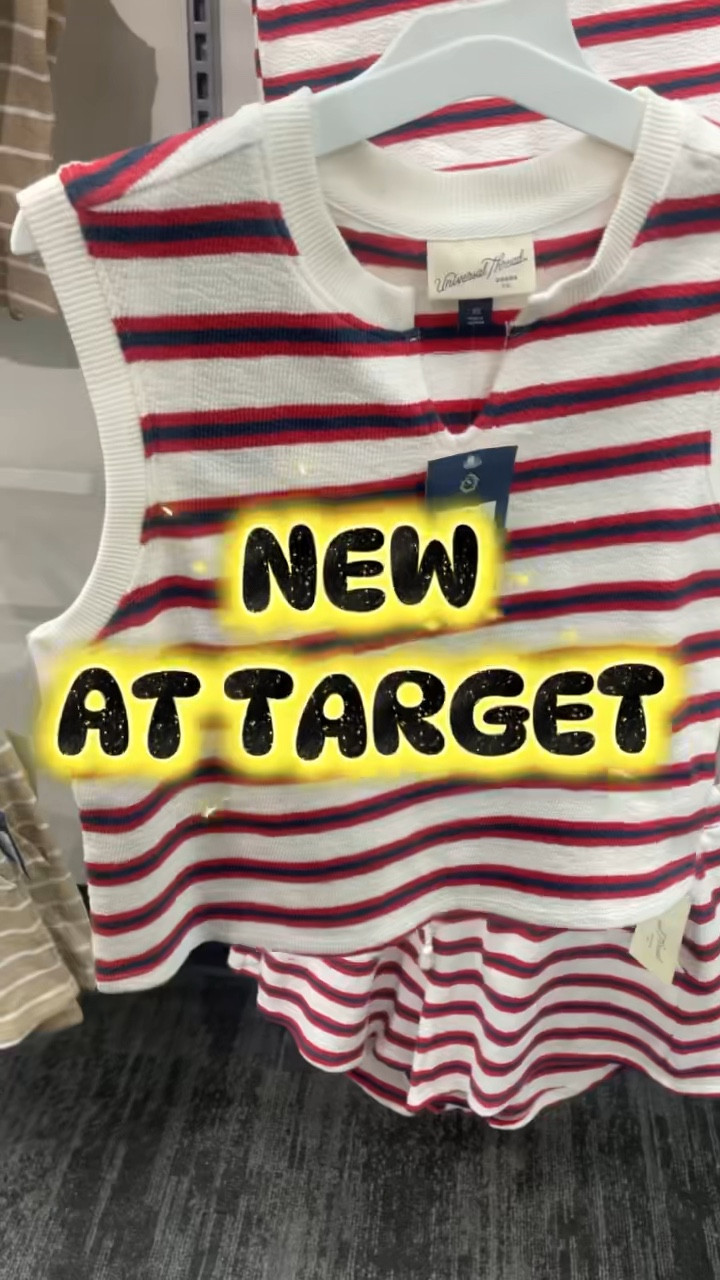 Happy Wednesday!☺️ Here’s NEW finds not online yet @target 🎯🤩 Save this post when I update this link to add these!😊 I love there’s more stripes and these matching sets are so cute to wear throughout the summer!!😍 Wear them as a set or separately for a different look!!😁 The fabric is lightweight and comfy!!😎 I saw multi color stripes and cream/brown stripes! Maybe they’ll be more colors or solid colors!☺️ Which color are you grabbing?🤔

#newattarget #targetshorts #targettanktop #matchingset #summeroutfit 
Spring to summer transition, spring outfit, beach outfit, vacation outfit, swim cover up

#LTKMidsize #LTKOver40 #LTKSwim