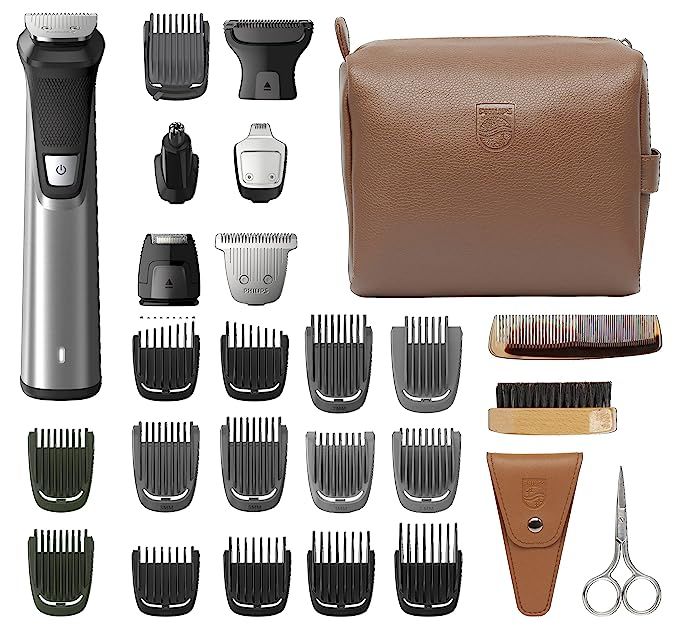 Philips Norelco Multi Groomer 29 Piece Mens Grooming Kit, Trimmer for Beard, Head, Body, and Face... | Amazon (US)