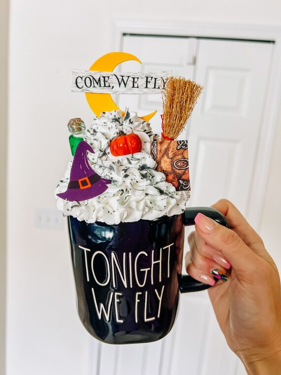 We Fly Hocus Pocus Faux Whip Cream Mug Topper | Etsy (US)
