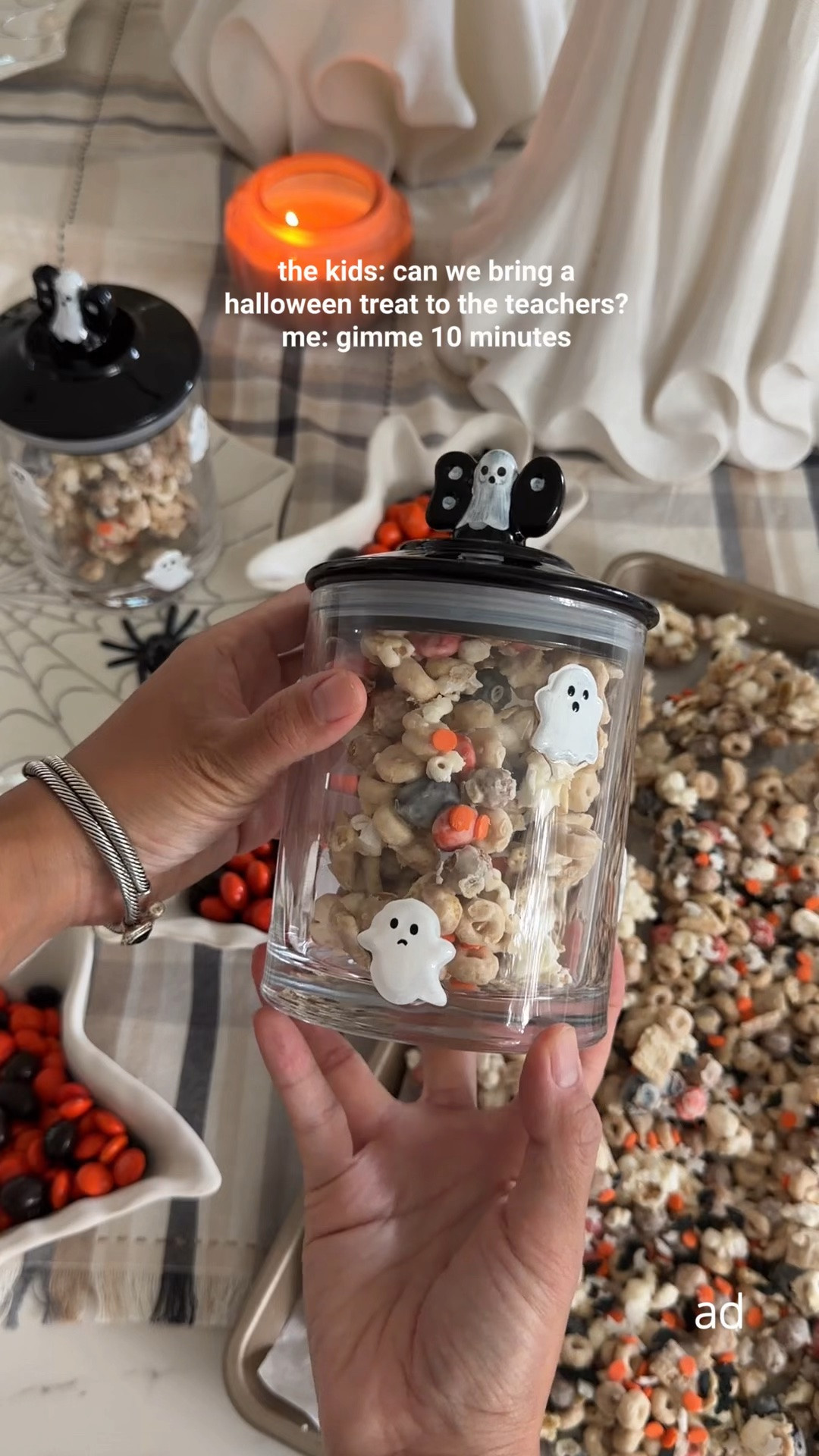 #ad Comment RECIPE and I’ll send you the easiest Halloween Monster Munch my kids go crazy for! 🎃🍿 Three kinds of M&M’S + popcorn + cereal + melted white chocolate = the perfect sweet & salty Halloween treat. It’s SO easy to make and would be adorable packaged up for class parties, neighbors or Halloween gifting too! 👻 I found the cutest Halloween M&M’S at @Target in festive orange and chocolate colors that make this recipe even more fun. 🧡🍫 #TargetPartner #TargetFinds #MMSPartner