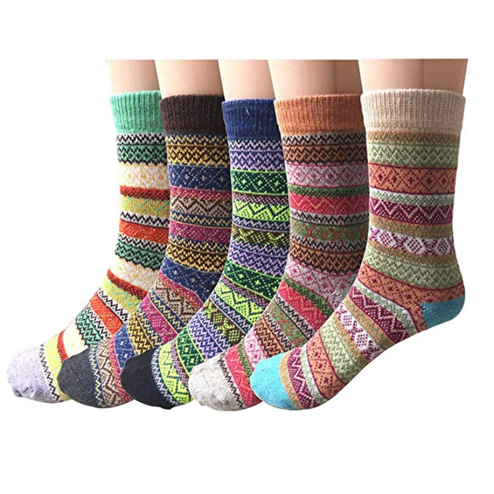 VISALY Socks Womens Crew Socks Size 7-9 | Crew Socks Size 9-11 Cotton Socks Size 9-11 Thickened E... | Walmart (US)
