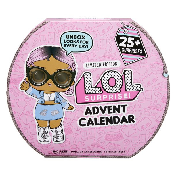 LOL Surprise 2021 Advent Calendar With Limited Edition Doll And 25+ Surprises Including Outfits, ... | Walmart (US)