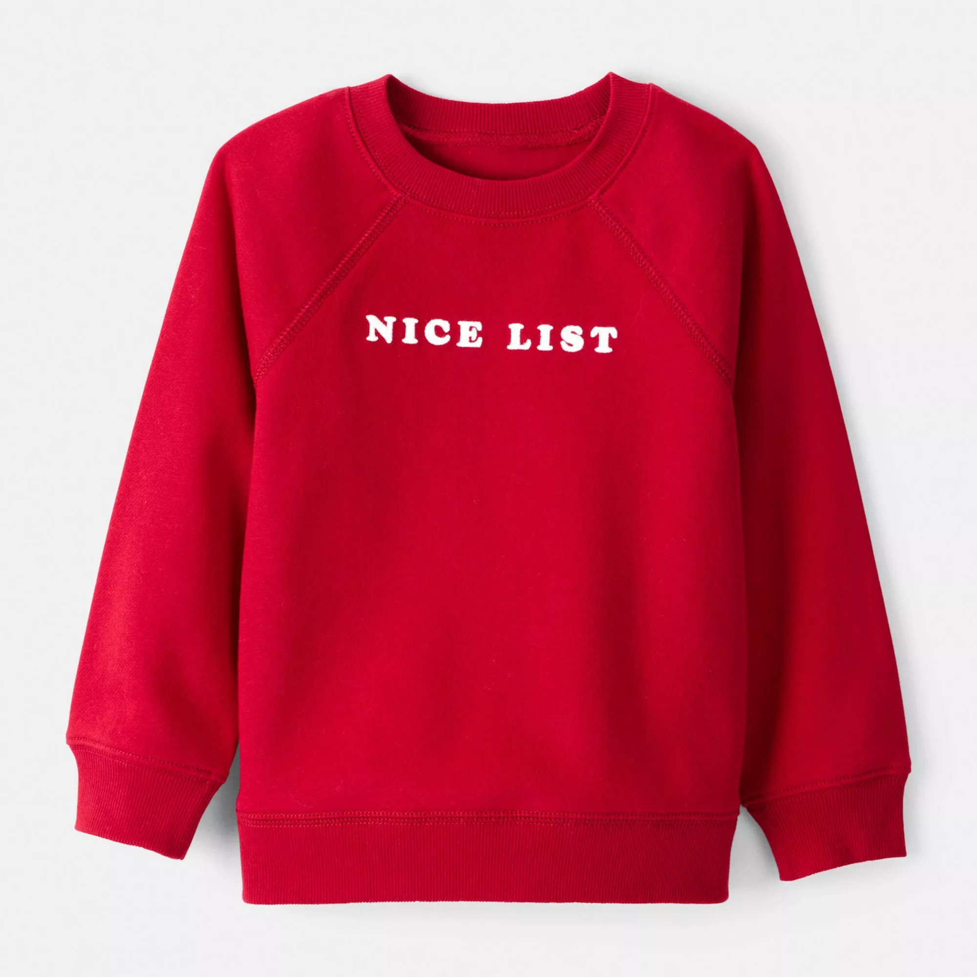 Toddler Boy Carter's Nice List Graphic Pullover Sweatshirt | Kohl's