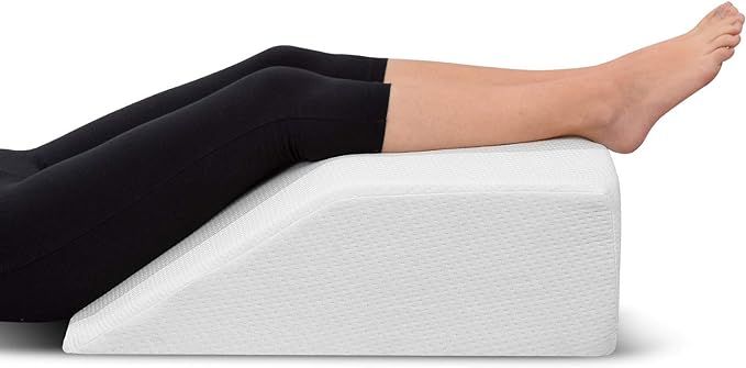 Leg Elevation Pillow with Memory Foam - Elevated Leg Rest to Reduce Swelling, Plantar Fasciitis R... | Amazon (US)