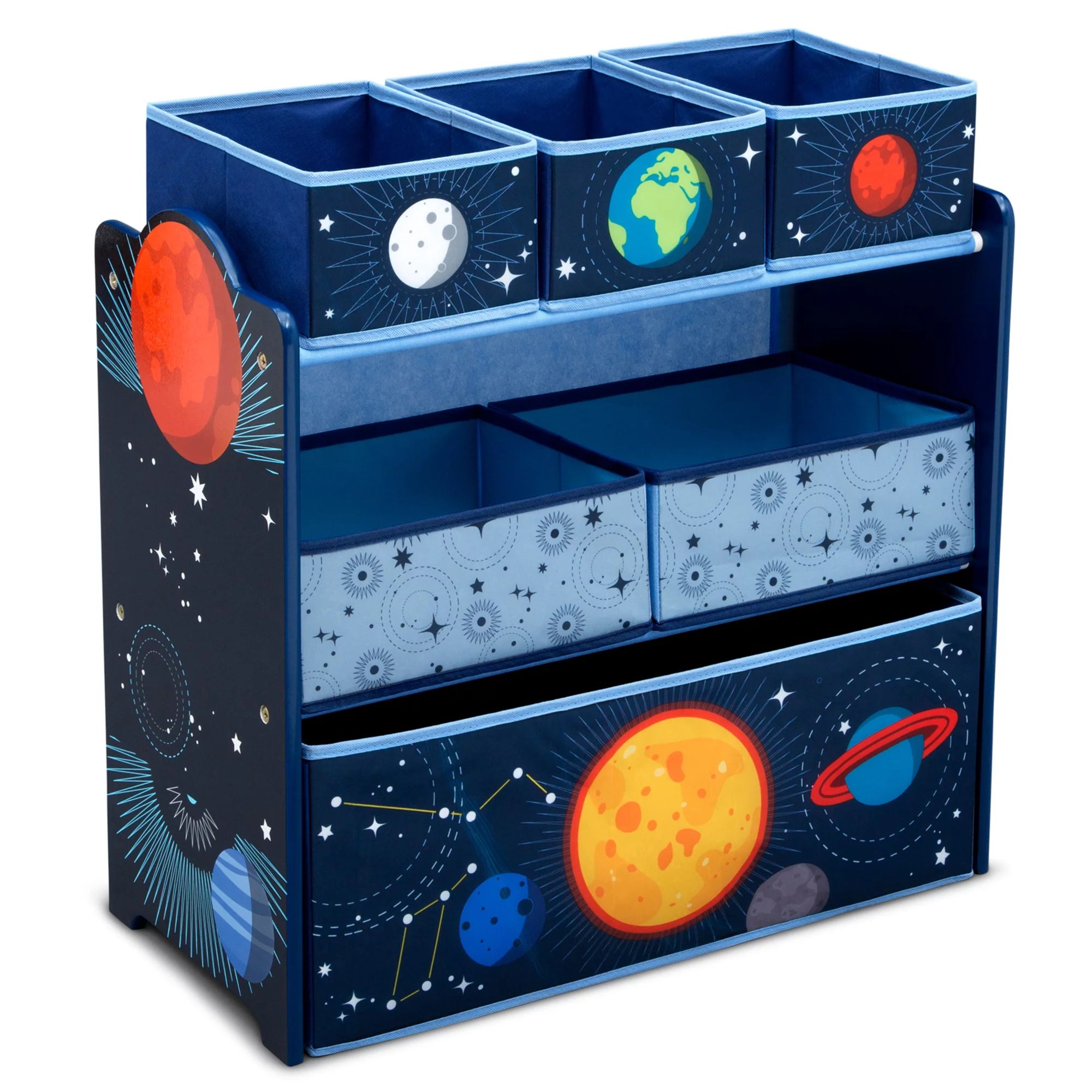 Delta Children Space Adventures 6 Bin Design and Store Toy Organizer | Walmart (US)
