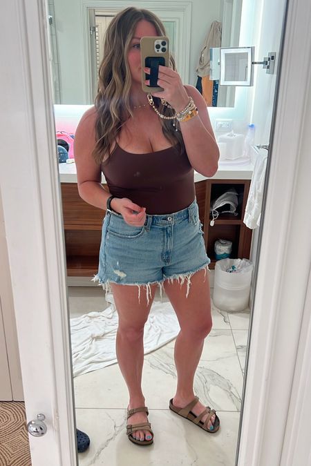 Best denim shorts for my curvy/thick thigh friends! 

#LTKsalealert #LTKstyletip #LTKtravel