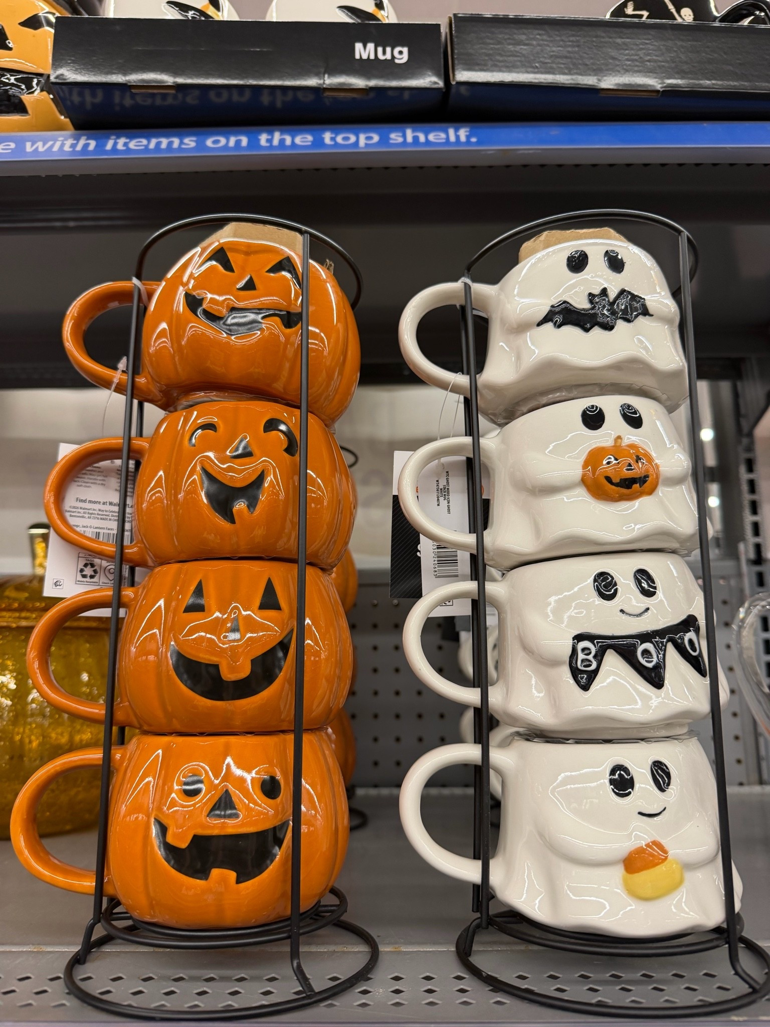 Halloween mugs stack of 4 
Ghost and pumpkins

#LTKmomlife #LTKHome #LTKKids