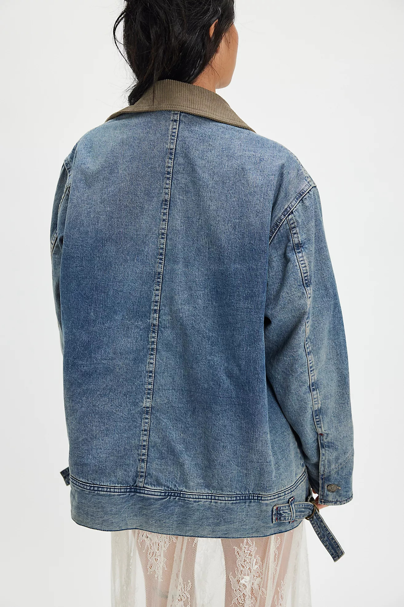 We The Free Sweet Talk Denim Barn Coat | Free People (Global - UK&FR Excluded)