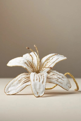 The Met x Anthropologie Floral Pick Ornament | Anthropologie (US)