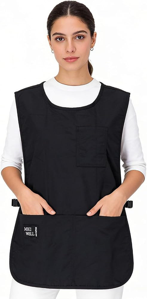 Waterproof Unisex Cobbler Apron with 4 Pockets Vest Style Ultralight Chef Waiter Work Overalls | Amazon (US)