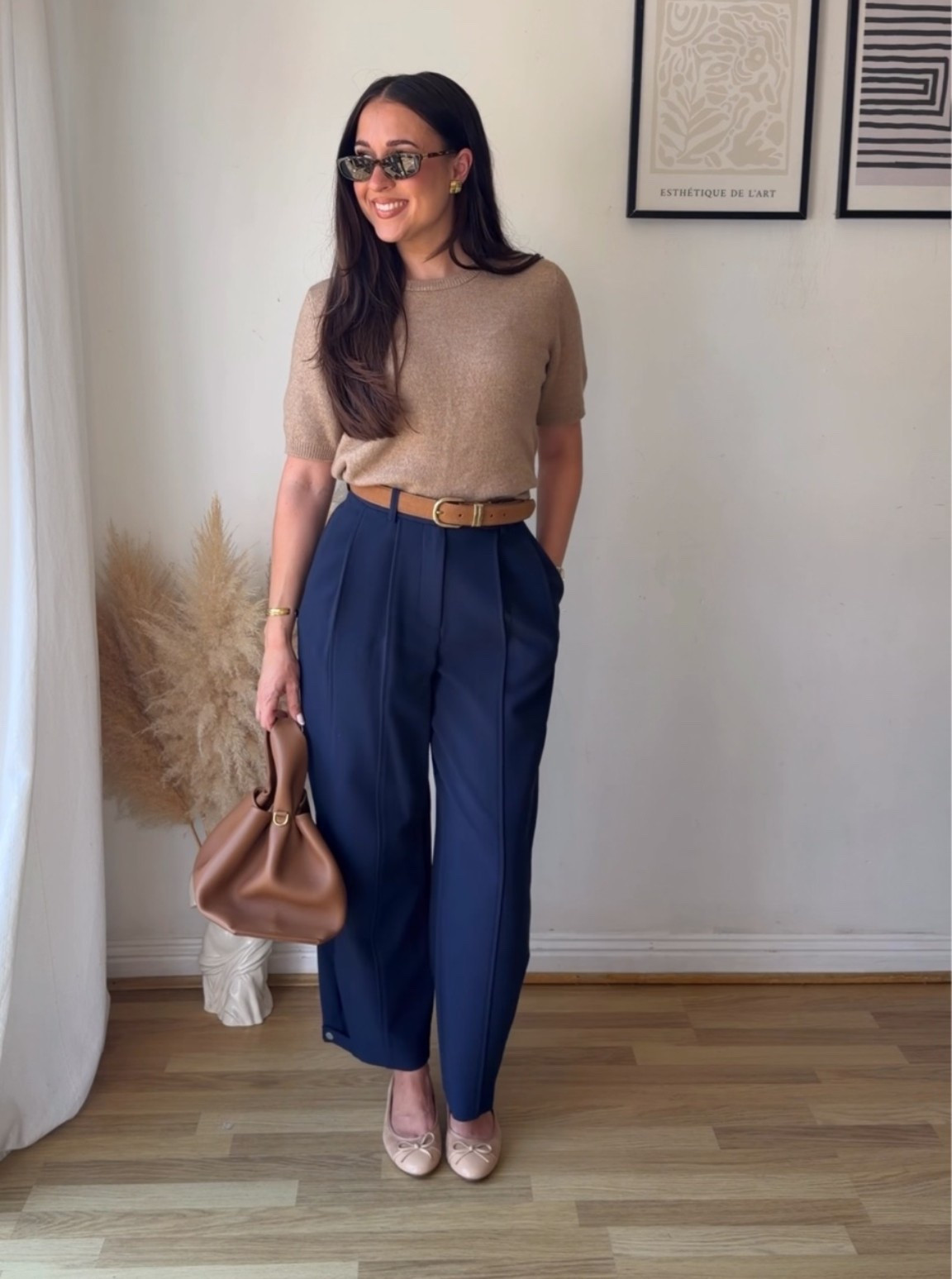 Early autumn workwear outfit 🍂🤎 I wear size 6 short in the trousers and S in the top!

work outfit, transitional, office

#LTKuk #LTKautumn #LTKstyletip