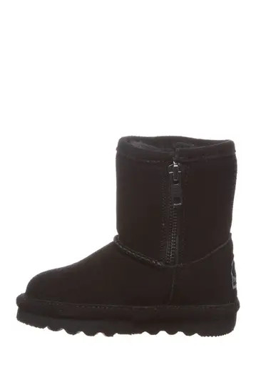 Elle Genuine Shearling Lined Suede Zip Boot | Nordstrom Rack