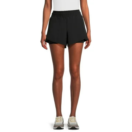 Avia Women’s Running Shorts with Bike Liner 4” Inseam Sizes XS-XXXL | Walmart (US)