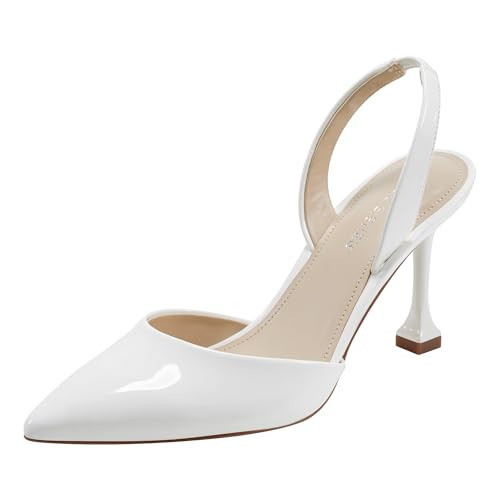 Marc Fisher Women's HADYA Pump, White 120, 9.5 | Amazon (US)