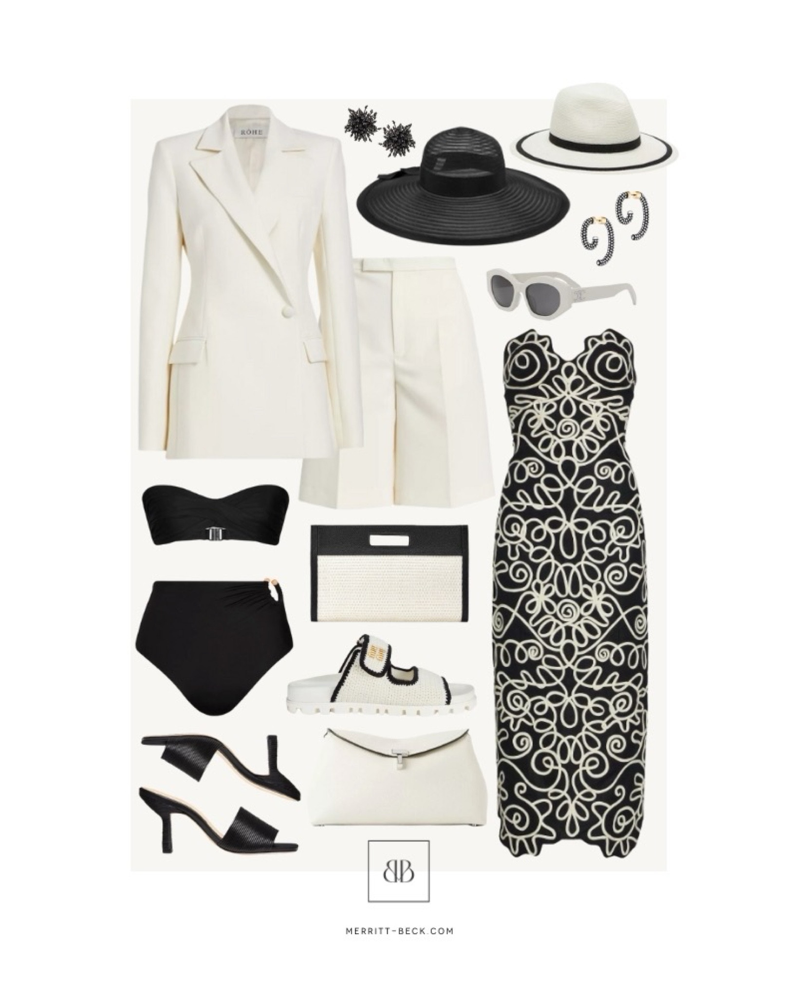 Chic black + cream styles for summer! 

#LTKItBag #LTKStyleTip #LTKShoeCrush
