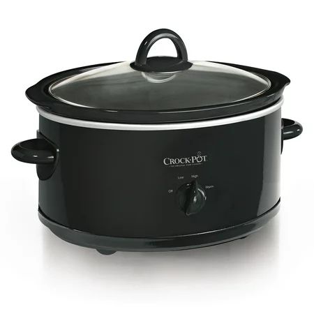 Crock-Pot Manual Slow Cooker, 7-Quart, Black (SCV700-B2) - Walmart.com | Walmart (US)