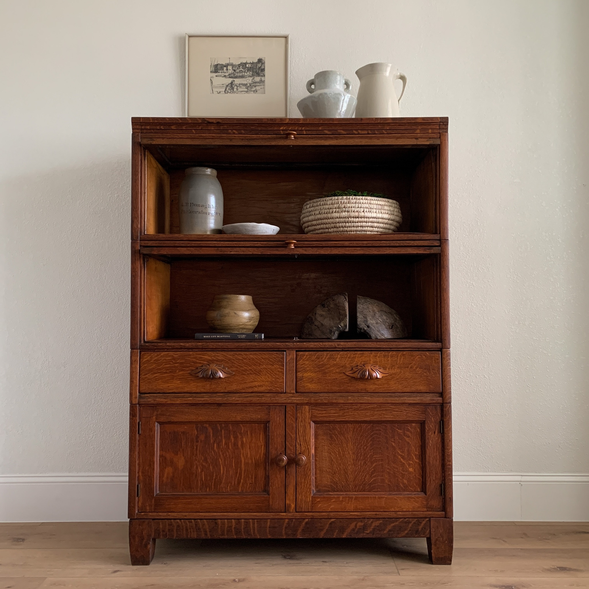 Styling an antique barrister bookcase

#LTKstyletip #LTKunder100 #LTKhome