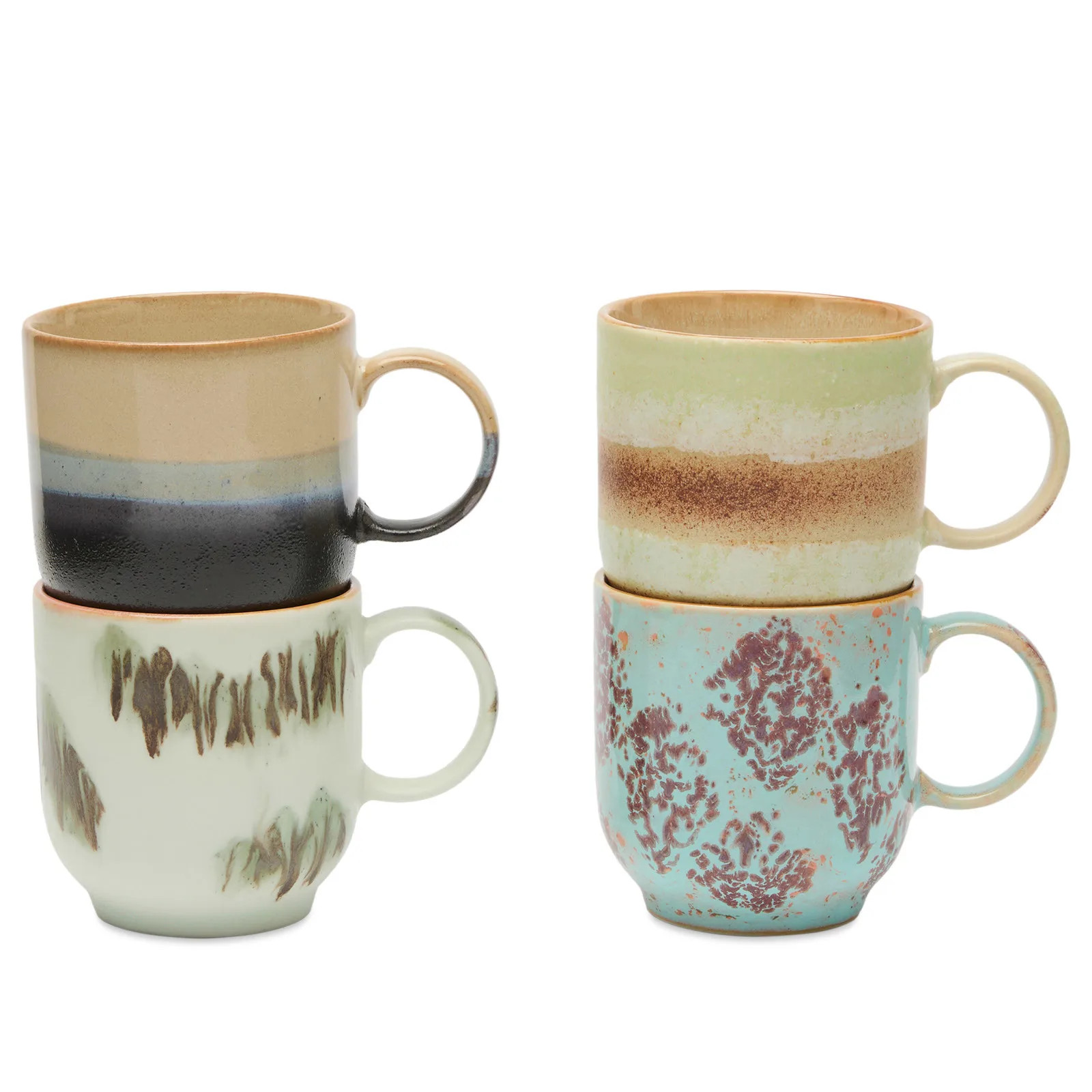 Hkliving Café Mugs - Set of 4 | END. Clothing