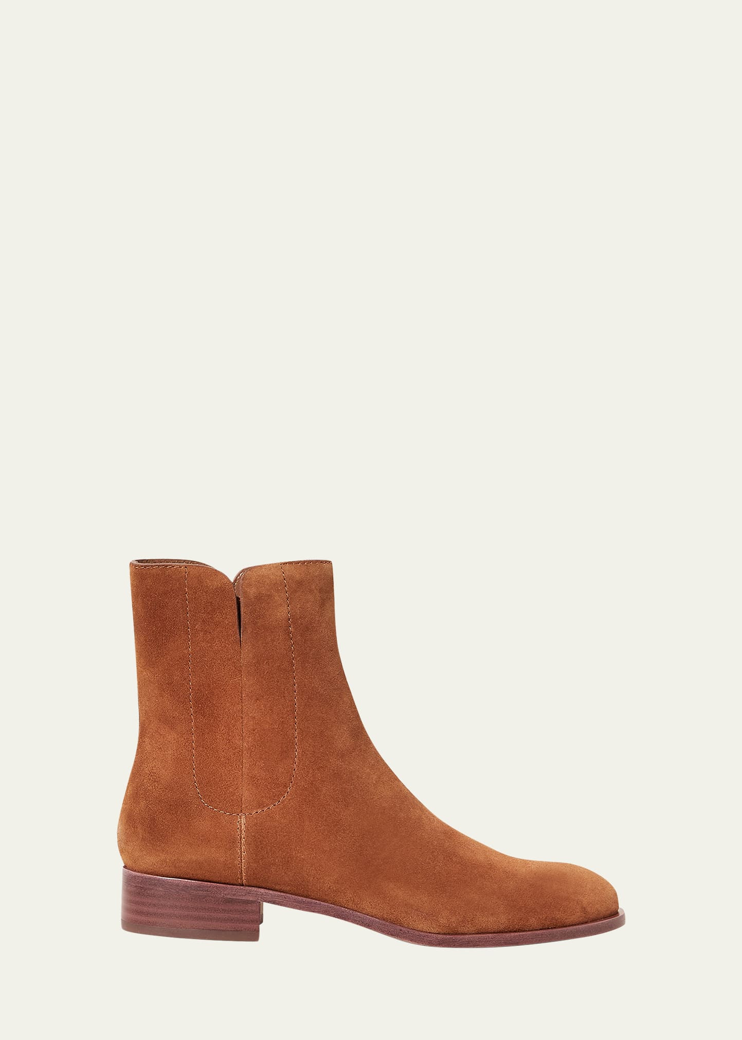 Slim Suede Ankle Booties | Bergdorf Goodman