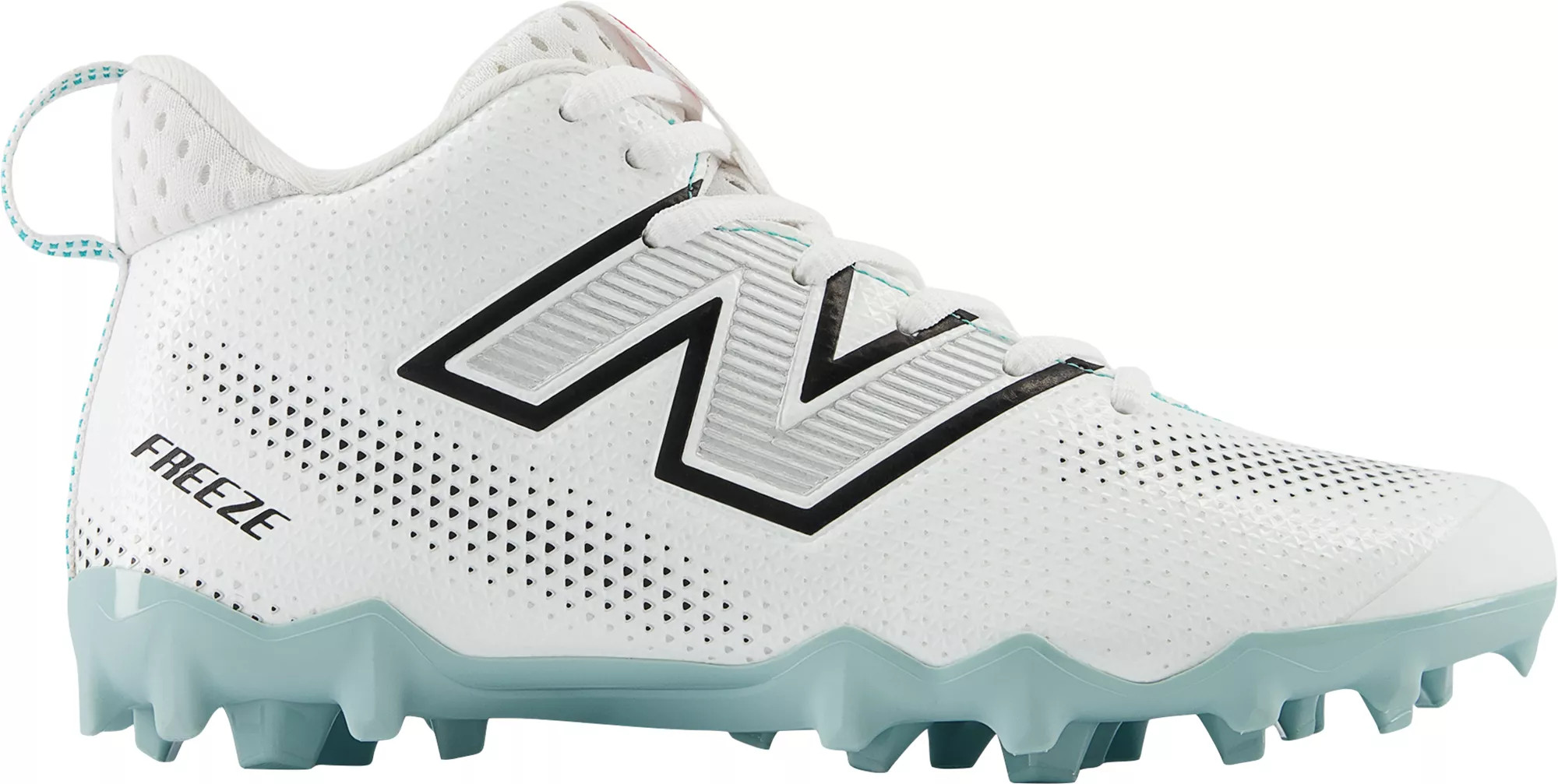 New Balance Kids' Freeze LX V5 Lacrosse Cleats, Size 5, White/Black | DICK'S Sporting Goods